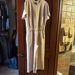 Spanx wide leg Short Sleeve Jumpsuit